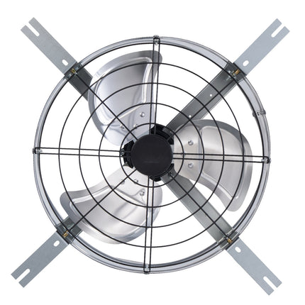 Gable Mount Attic Exhaust Fan, 15 Inch, 1300 CFM, Thermostat