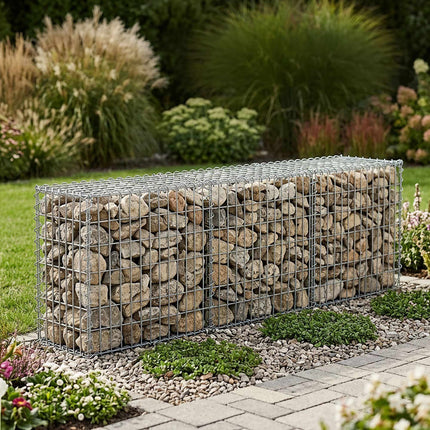Pozinkovaný ocelový gabionový koš, 100x30x30 cm