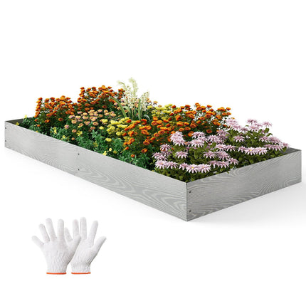 Pozinkovaný kovový zahradní obrubník, 6 panelů, 600 cm