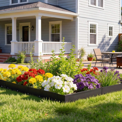 Galvanized Steel Landscape Edging, 6-Pack, 40 x 8.15 in