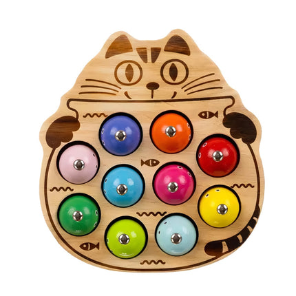 Hra „Chytání rybiček“ na magnet Kruzzel 21856