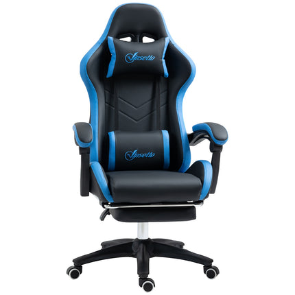Ergonomická herní židle s bederní opěrkou a podnožkou