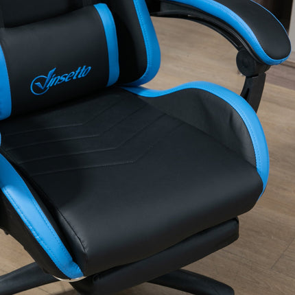 Ergonomická herní židle s bederní opěrkou a podnožkou