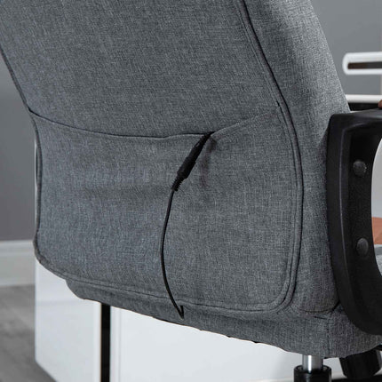 Ergonomická herní židle, otočná kancelářská židle, šedá/hnědá