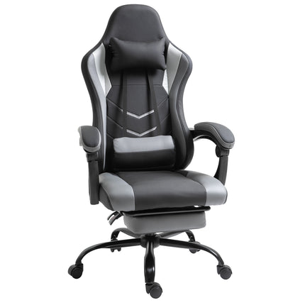 Ergonomická herní židle, nastavitelná opěrka hlavy a bederní opěrka