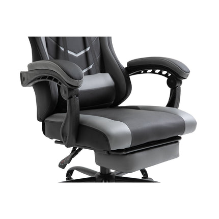 Ergonomická herní židle, nastavitelná opěrka hlavy a bederní opěrka