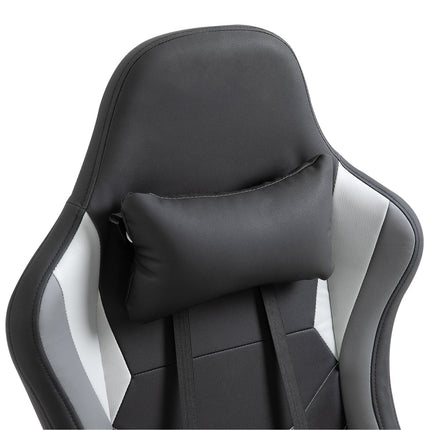Ergonomická herní židle, nastavitelná opěrka hlavy a bederní opěrka