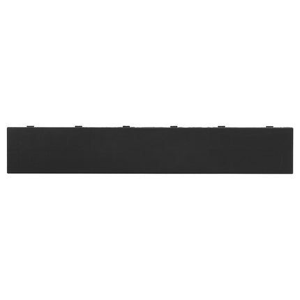 Garage Floor Transition Edge Kit, 15 Pc Male, Black