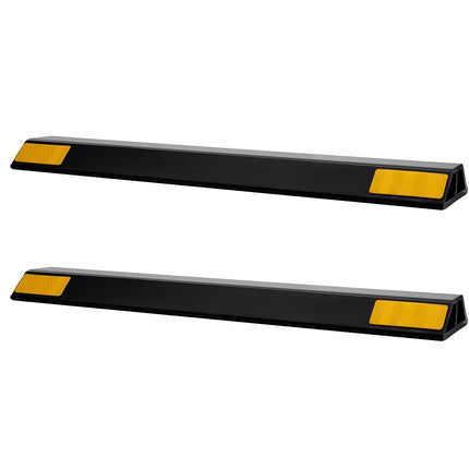 Garage Parking Stopper Set, 2 Pack 18 In PP Reflective