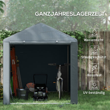 Outdoor storage tent with UV protection, waterproof garage
