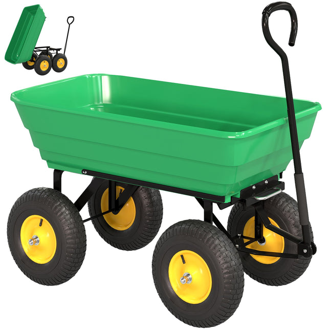 Zahradní vozík se sklápěním, 75L, nosnost 200kg