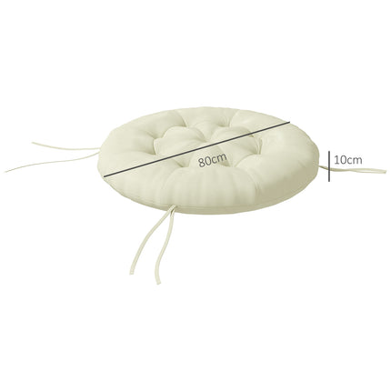 Béžový polyesterový polštář do křesla Moon – polstrování 10 Cm