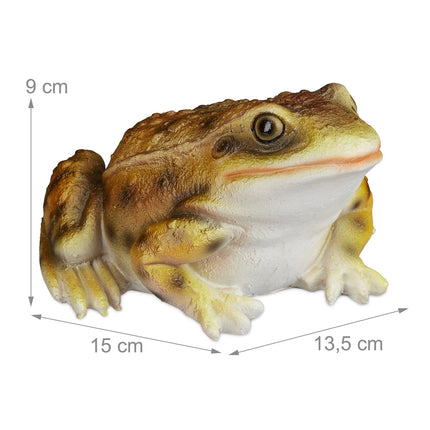 Zahradní figurka žáby z umělého kamene
