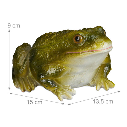Zahradní figurka žáby z umělého kamene