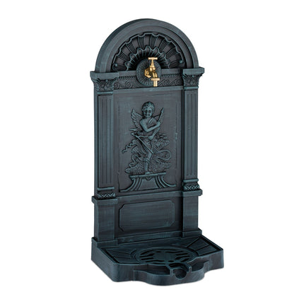 Garden Fountain with Angel Motif, Antique Style