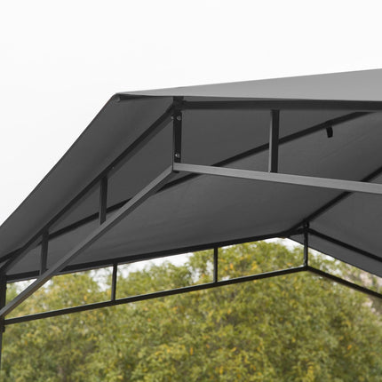 Zahradní altán 3x3M, ochrana proti slunci, kov/polyester