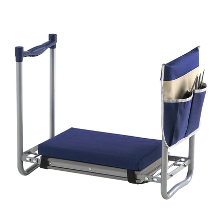 Garden Kneeler and Seat – Folding Stool, Tool Bag, 360 lb