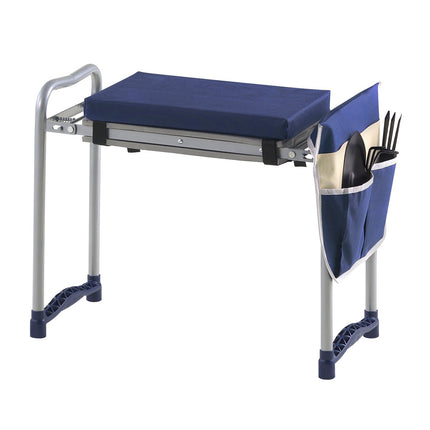 Garden Kneeler and Seat – Folding Stool, Tool Bag, 360 lb