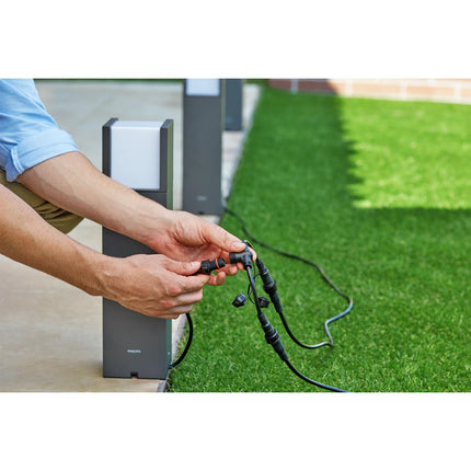 GardenLink Arbor sloupkové svítidlo teplá bílá antracit