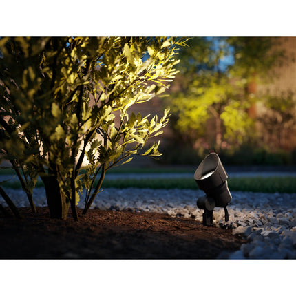 GardenLink bodové svítidlo teplá bílá 600 lm černá