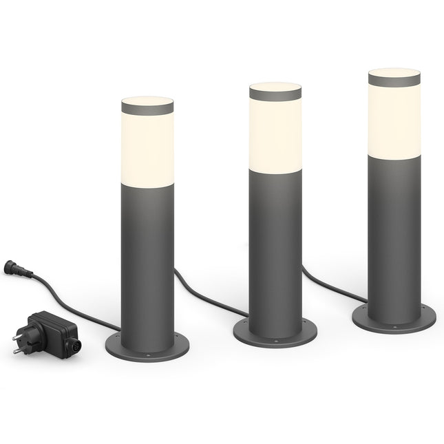 GardenLink startovací sada sloupkové svítidlo teplá bílá 600 lm 3 ks antracit