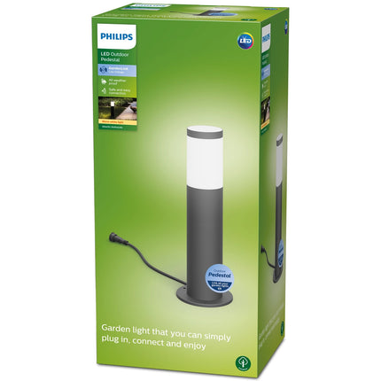 GardenLink Utrecht sloupkové svítidlo teplá bílá 600 lm antracit