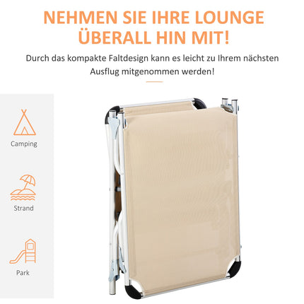 Nastavitelná zahradní židle, hliník, ergonomická síťovina