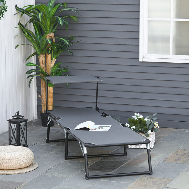 Adjustable aluminum garden chair, ergonomic and foldable