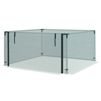 Zahradní ochranná síť proti hmyzu se zipem, 1.25x1.25M