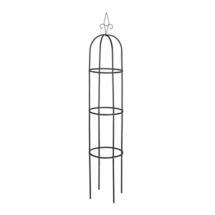 Zahradní obelisk 200 cm černý