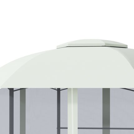 Zahradní pavilonový stan 4x5M odolný proti povětrnosti, ocel a polyester