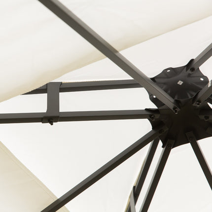 Zahradní pavilon stan, listový design, ocelový rám, 2.95x2.95M