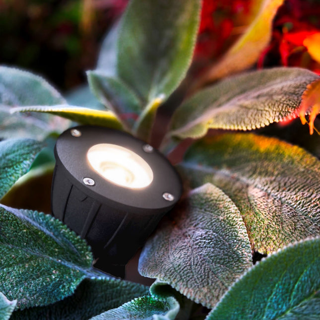 Zahradní reflektor, 12V 5W LED, 300 lm, šedá