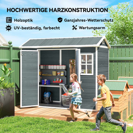 Zahradní domek, 2.77 m², dvoukřídlé dveře, okna, zámek