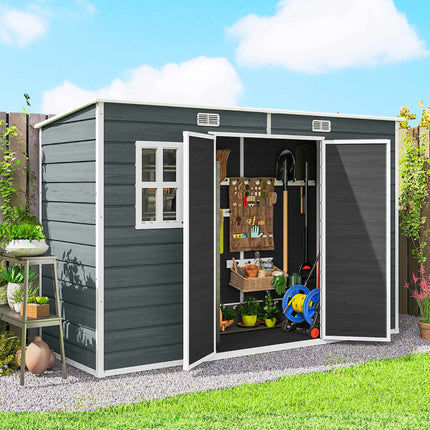 Zahradní domek s okny a uzamykatelnými dveřmi, 3.2m²