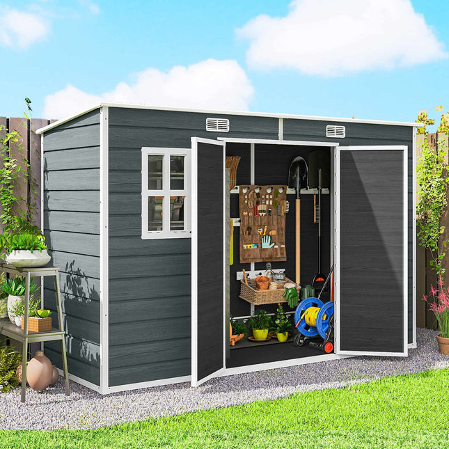 Zahradní domek s okny a uzamykatelnými dveřmi, 3.2m²