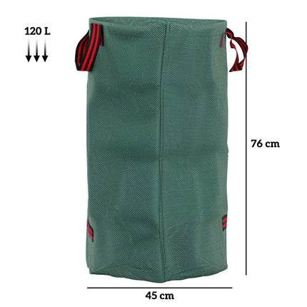 Pytle na zahradní odpad 3x120L, vodotěsné a znovupoužitelné s uchy