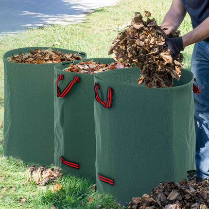 Vodotěsné pytle na zahradní odpad 3x300L s rukojeťmi