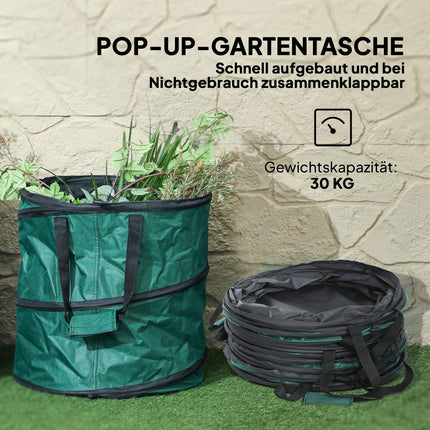Pytle na zahradní odpad 4x86L - vodotěsné, víko na zip, znovupoužitelné