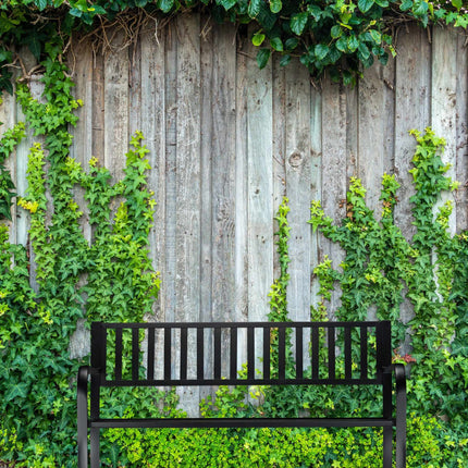 Tuinbank met metalen onderstel