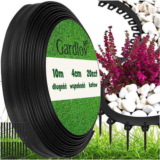 Zahradní obruba 4cm - 10m Gardlov 24561