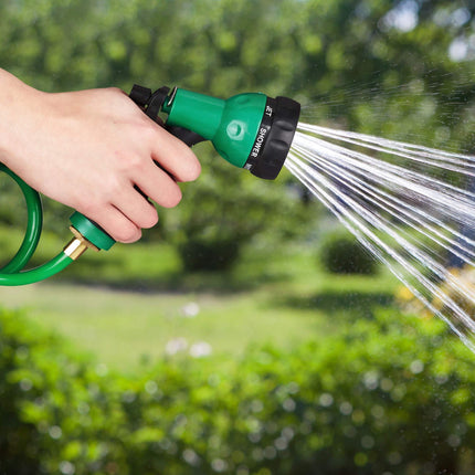 Garden hose with spray gun 10 m