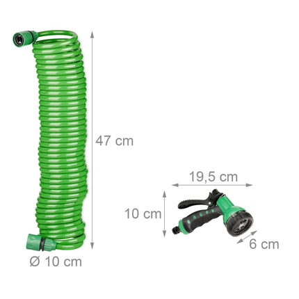 Garden hose with spray gun