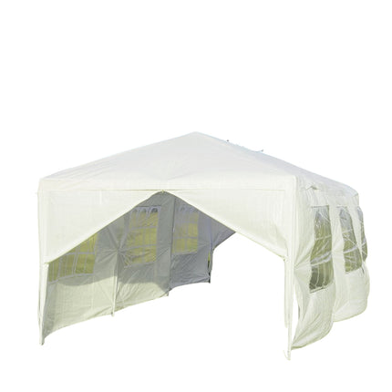 Garden pavilion 3x9m party tent garden tent UV protection tent white