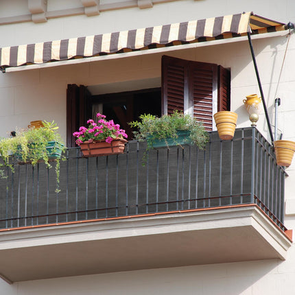 Zahradní zástěna v antracitové barvě, výška 1.5 m