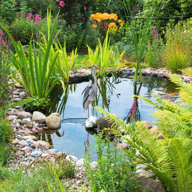 Tuinbeeld reiger