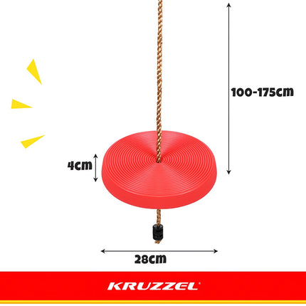 Zahradní houpačka kulatá plastová 23554