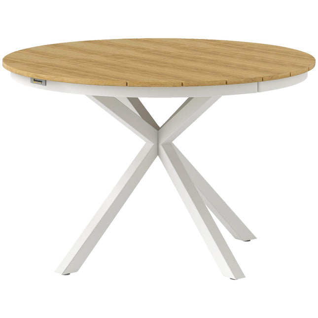 Hliníkový zahradní stůl cca 118cm odolný povětrnostním vlivům