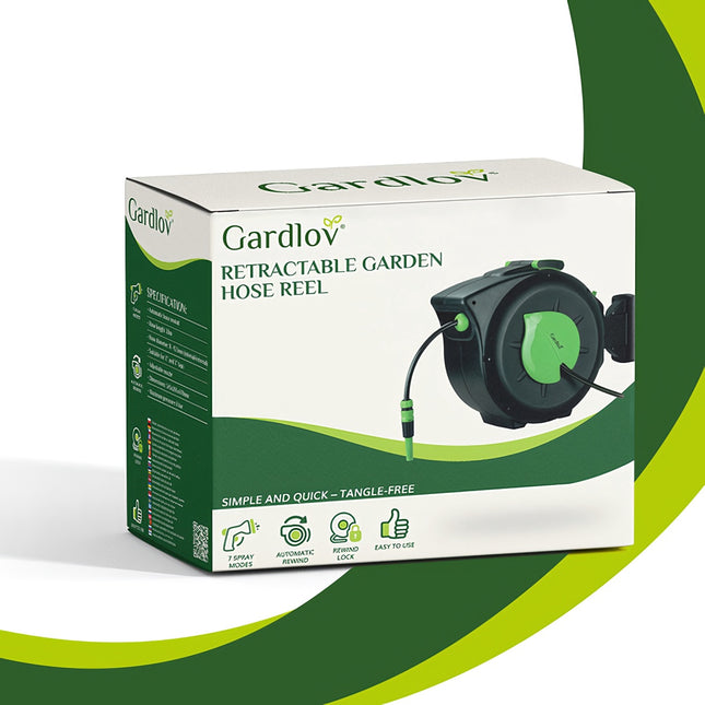 Gardlov automatický naviják zahradní hadice 30m