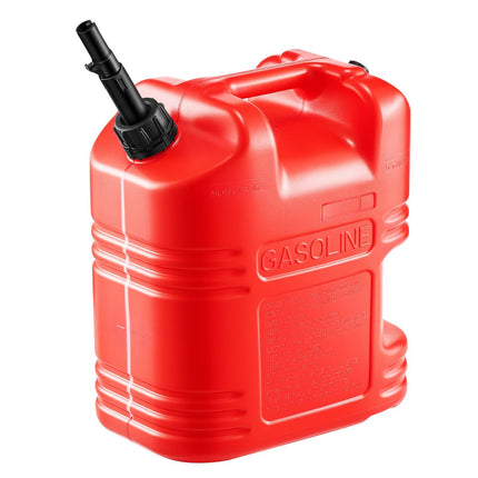 Gas Can, 19L 5-Gallon, Spout, Clear Scale, Red